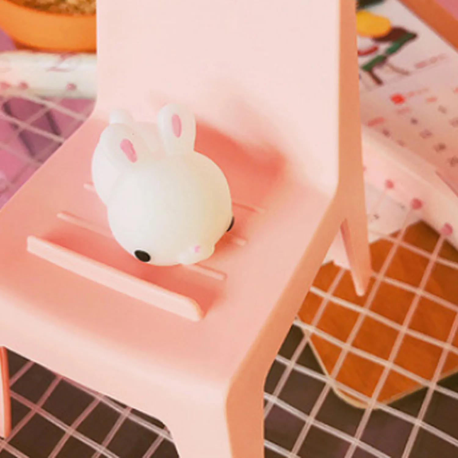 Besegad 10 шт./лот TPR Kawaii милая мягкая кошка Панда Кролик цыпленок сжимающий Сжимаемый