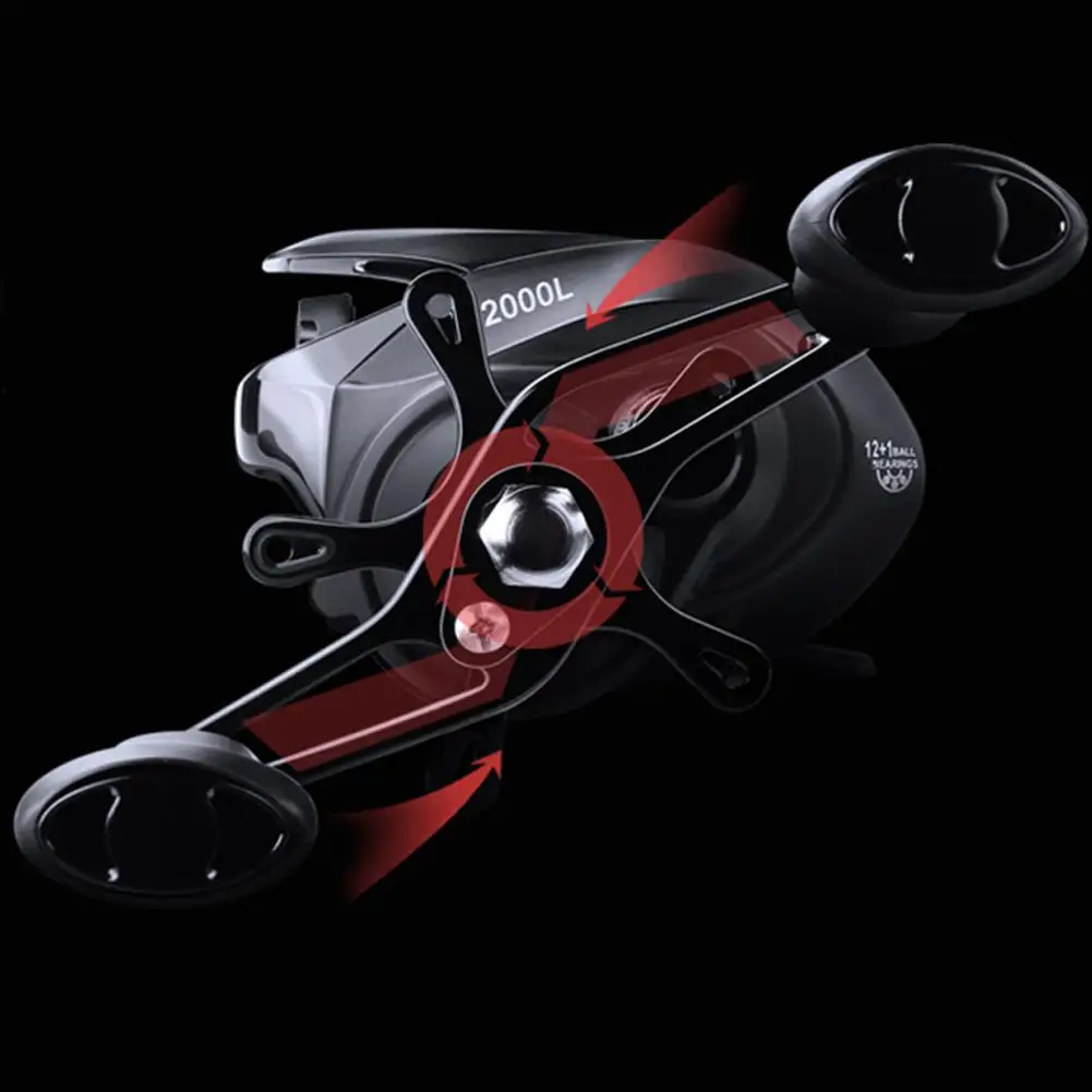 DSstyles 5 кг тормозное усилие длинное колесо для морской рыбалки zero magnetic 13 axis BF2000