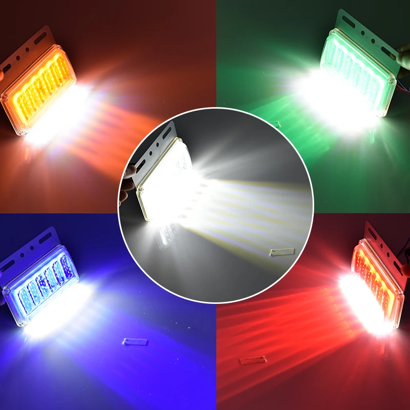 Светодиодные Предупреждение льные огни для грузовика CNSUNNYLIGHT желтый свет 6D