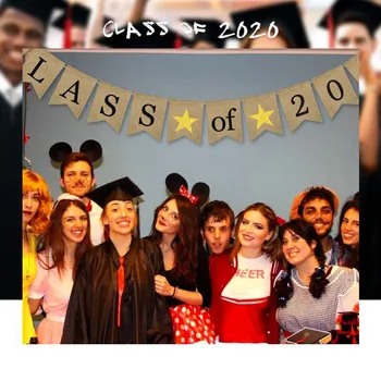 

Class Of 2020 Graduation Party Decorations Banner Number Hat Flag Garland Congratulate Graduate Celebrate Party Supplies