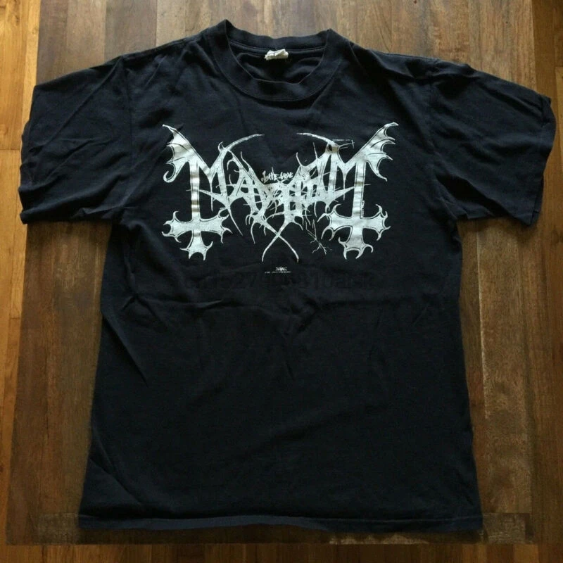 Vintage the true Mayhem T shirt Black 