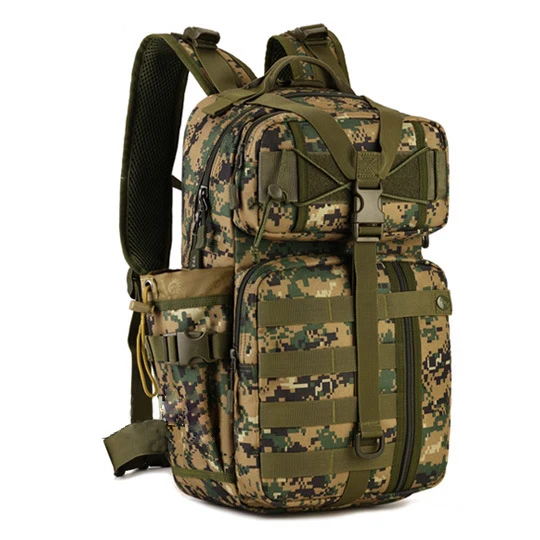 color1 SKISP 30L Открытый тактический рюкзак армейский веер атака нейлоновый камуфляжный рюкзак дорожная альпинистская сумка для верховой езды - Цвет: color1