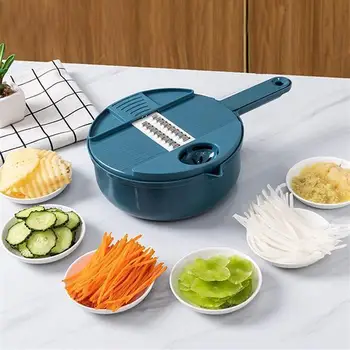 

Round hand drawn kitchen knife Slicer Multi-Function Cutting Food Potato Carrot Veggie Grater Chopper Cutting Machine Cheese Gra