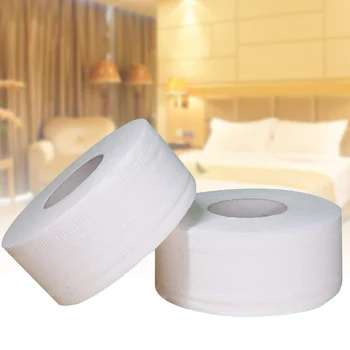 

1/4 Roll Large Toilet Paper Roll Bathroom Bath Home Hotel Paper Towels Soft White 4-Ply New TN99