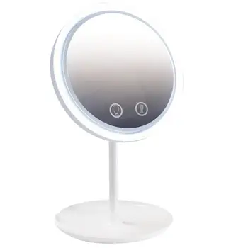 

3 in 1 5X Cosmetic Mirror With fan Makeup Mirror Beauty Mirror Desk-Top Keeps Skin Cool Beauty LED Lighted Breeze