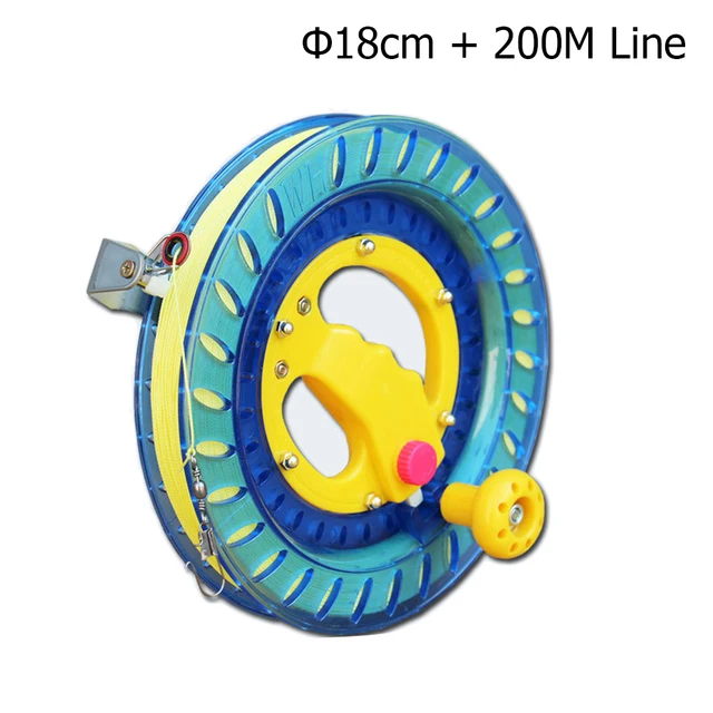 1 Pcs Professional Kite Line Winder Winding Reel Grip Wheel + String Flying Tools & Lock Kit For Children Adults 3