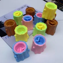 Jouet de décompression, tasse d'écureuil à presser, Antistress, sensoriel, cadeau pour enfants et adultes