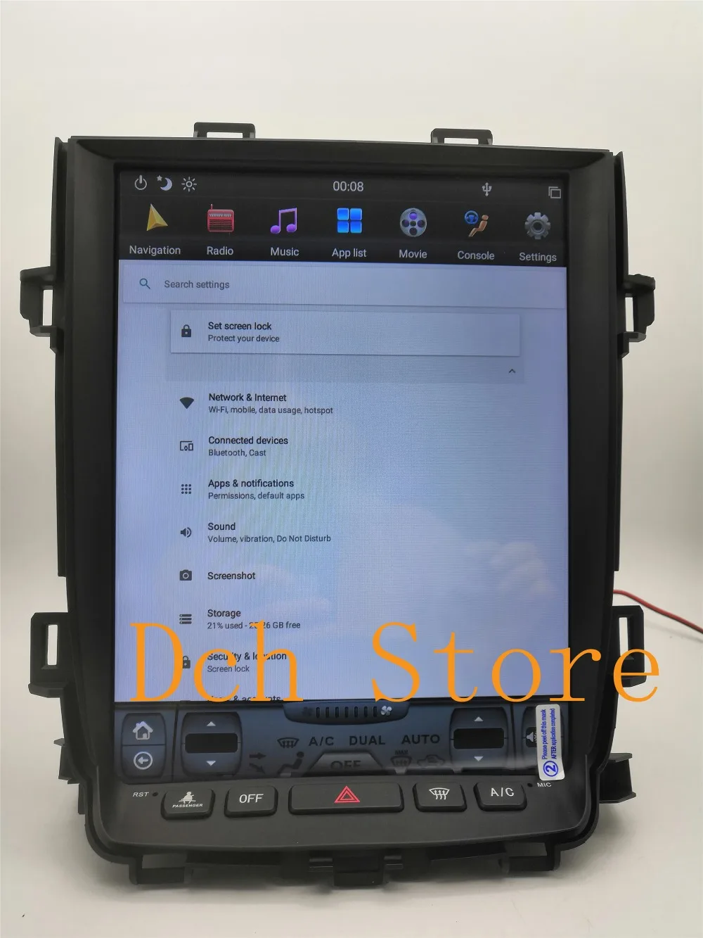 12,1 дюймов вертикальный tesla стиль Android 8,1 автомобильный dvd-плеер gps для Toyota Alphard Vellfire 20 серии 2010 2011 2012 2013 px6