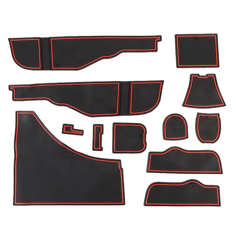 

Suitable for Mercedes-Benz GLA200 Car Plastic Red Non-Slip Door Groove Coaster Coaster
