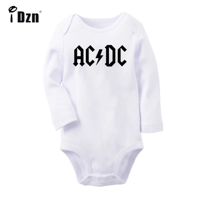 

U2 Alternative Rock Band ACDC Armin Van Buuren DJ Fans Newborn Baby Bodysuit Toddler Onesies Long Sleeve Jumpsuit Cotton Clothes