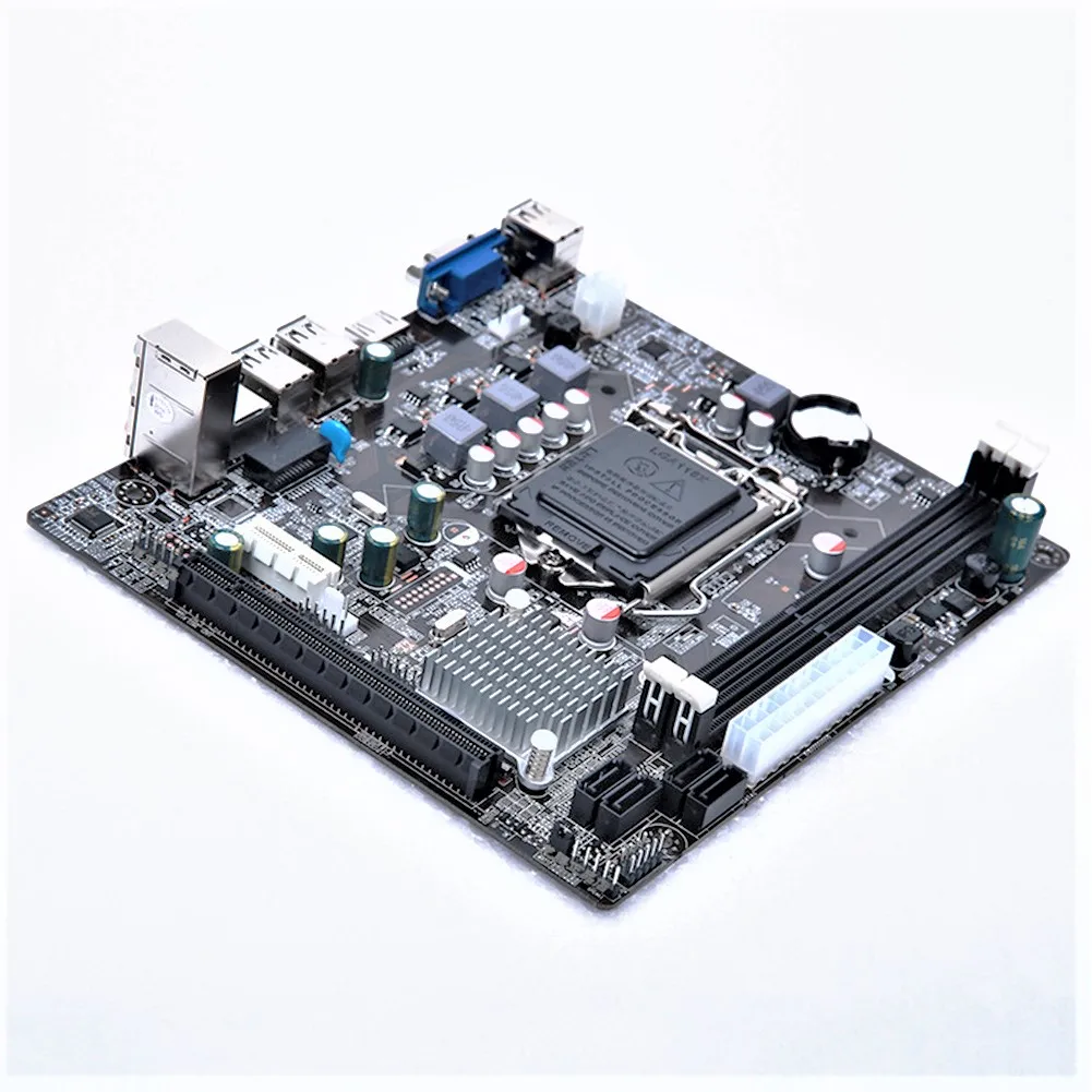 Новейший процессор Intel H61 разъем LGA 1155 Материнская плата mикро ATX 16 Гб 2 DDR3 1600 1333 1066 для Ксеон i3 i5 i7 LGA1155 CPiU материнская плата