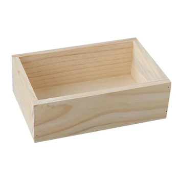 

Bonsai Succulent Planter Flower Pot Container Small Home Office Wooden Box Multipurpose Table Desktop Storage Garden Decor Yard