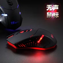 ET X-08 2,4 ГГц Беспроводная профессиональная игровая оптическая мышь 7D