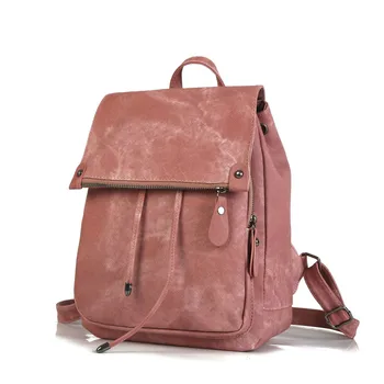

Women Backpack High Quality PU Leather Mochila Escolar School Bags For Teenagers Girls Top-handle Backpacks Herald Fashion