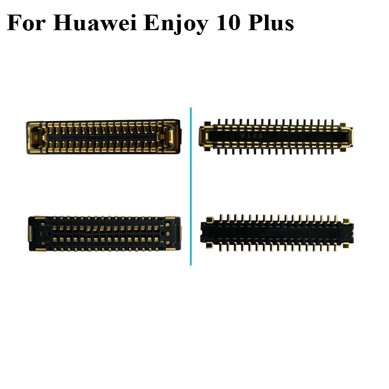 2 шт. FPC Разъем для Huawei Enjoy 10 Plus ЖК-экран на гибком кабеле материнской плате разъем