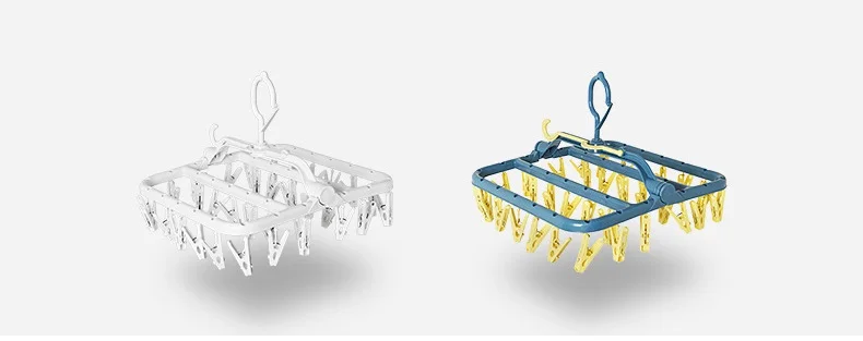 32 зажима, складная вешалка для одежды, сушилка, ветрозащитные носки, нижнее белье, сушилка, Детская прищепка, держатель для хранения одежды, прищепки