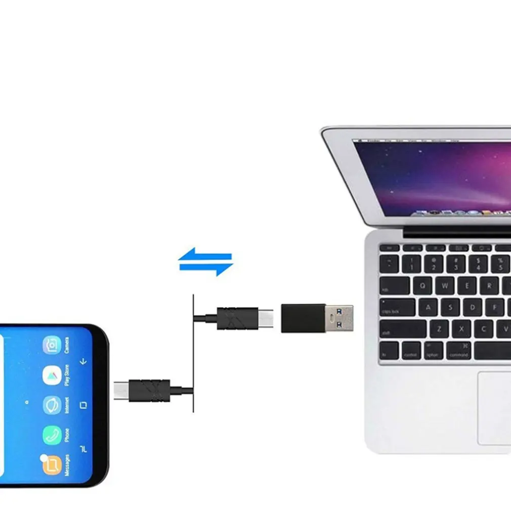 Usb3.1 Тип C Женский Usb3.0 Мужской Разъем Usb-c Женский преобразования Usb3.0 Мужской прочный маленький портативный