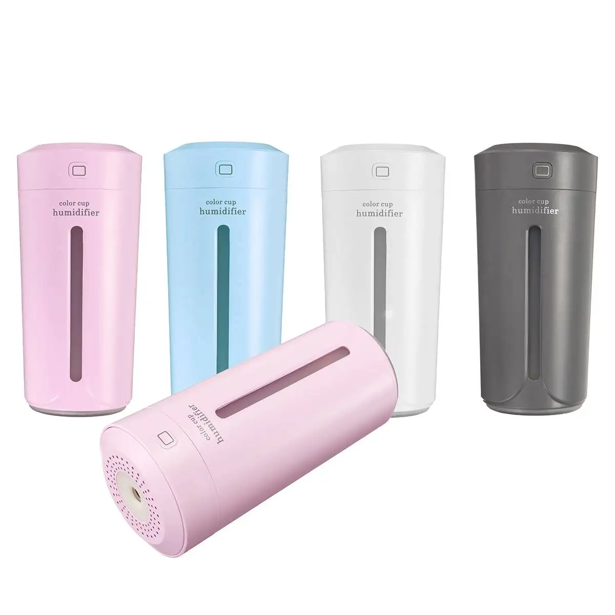 

Air Purifier Blue Pink Mini Air Humidifier USB Ultrasonic Humidifier Car Perfume Diffuser Electric Essential Oil Diffuser Cup