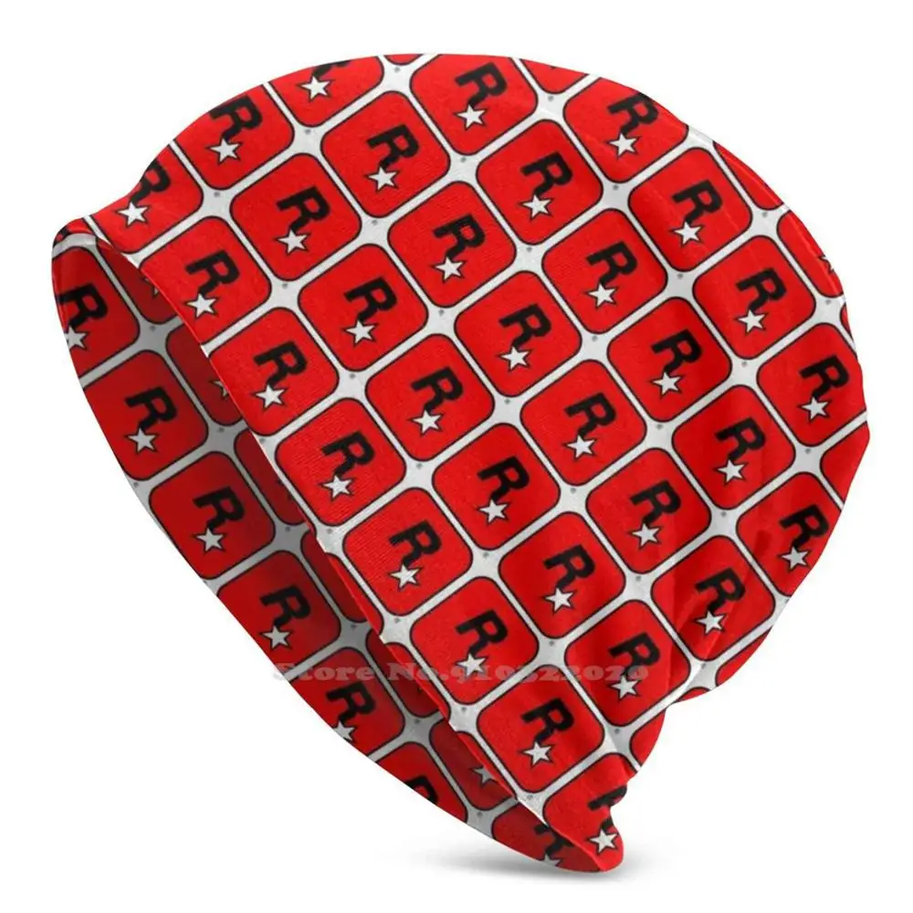 Logo Red Beanie Hat Hedging Cap Sport All'Aria Aperta Traspirante Sottile Antivento Grand Theft Auto San Andrea Cj Grove Street V