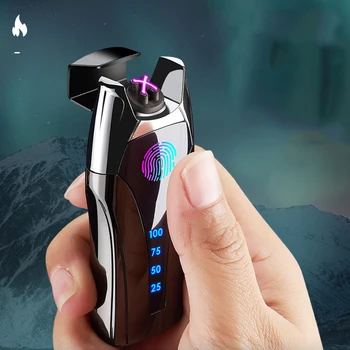

Recharge USB Cigarette Lighter Charging Lighter Plasma Arc Induction Windproof Electronic Ultra-thin Custom Metal Lighter