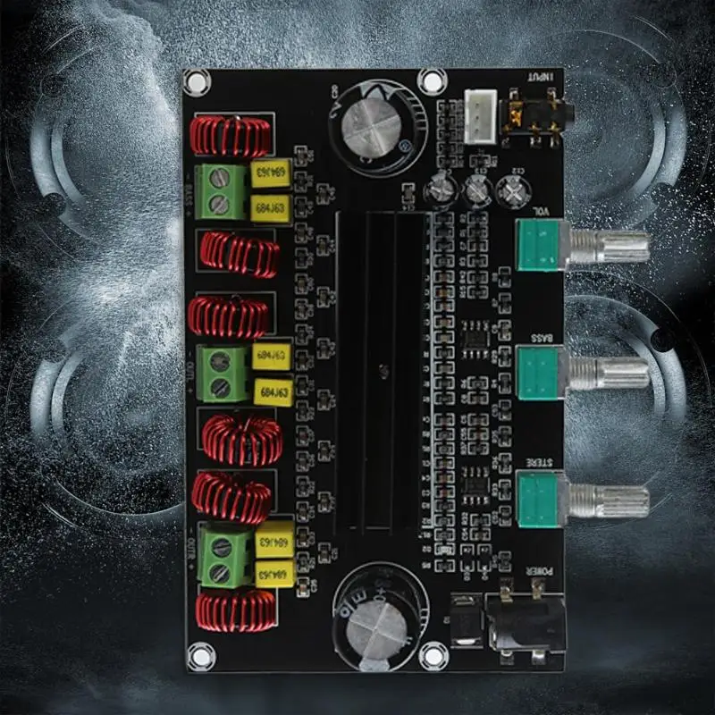 TPA3116D2 сабвуфер 80Wx2+ 100 Вт DC24V 14-100 кГц 2,1 канальный цифровой аудио усилитель плата канала усиленная версия