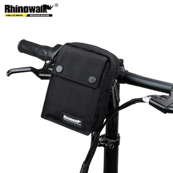 Borse da Bicicletta Rhinowalk per Manubrio, Cestino Anteriore Multifunzionale, Portaoggetti da Telaio, Porta Telefono da Bici, Borsa a Tracolla per Bicicletta