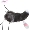 OLO 5 Colors 10 Frequency Cosplay Fox Tail Anal Plug Vibrator Sex Toys for Couples Adult Game Anal Vibrator 1