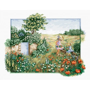 

Landscape with poppies