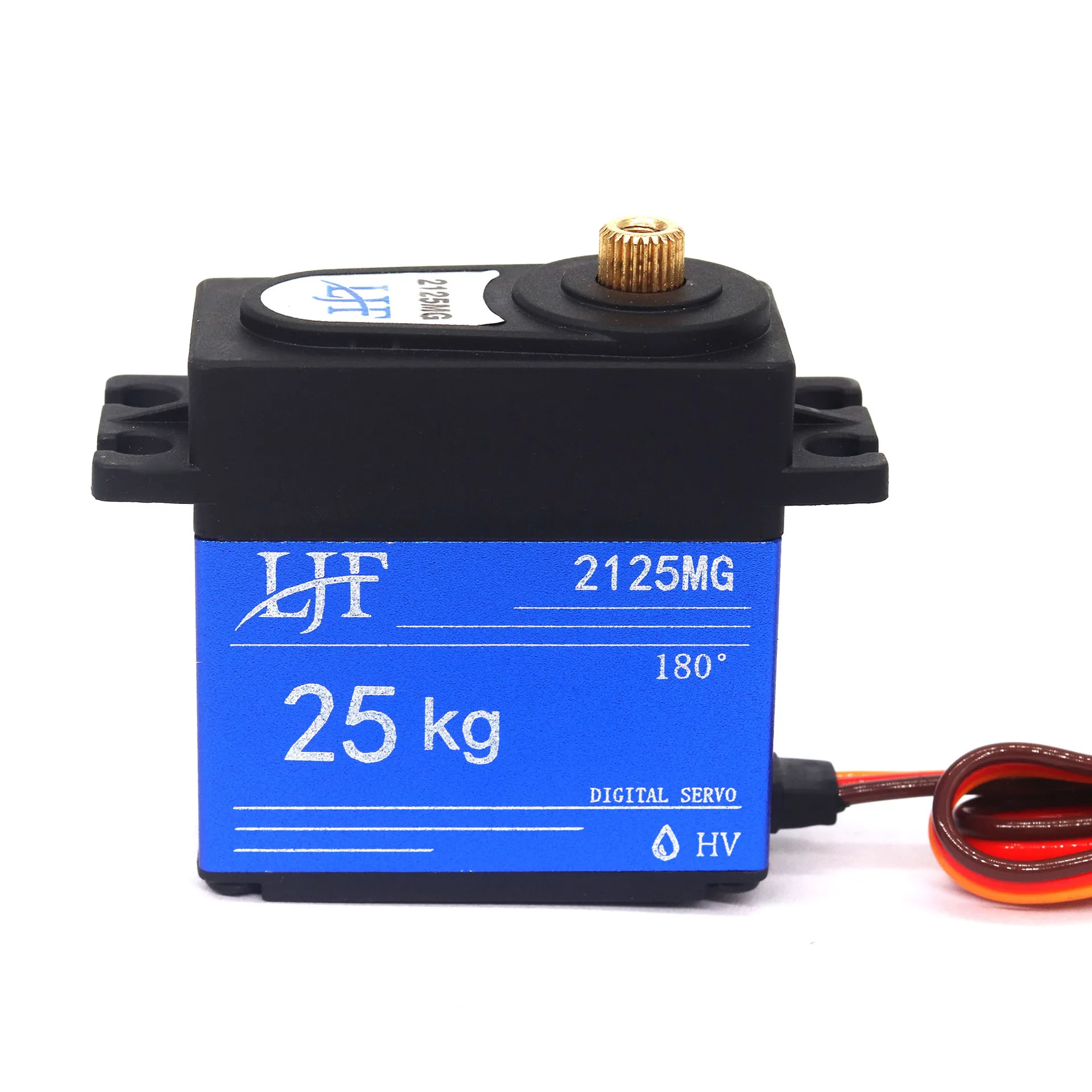 

LJF 2125mg Waterproof 180 Degree Metal Digital Standard Servo RC Climbing Vehicle 25kg High Torque Servo RC Car Parts