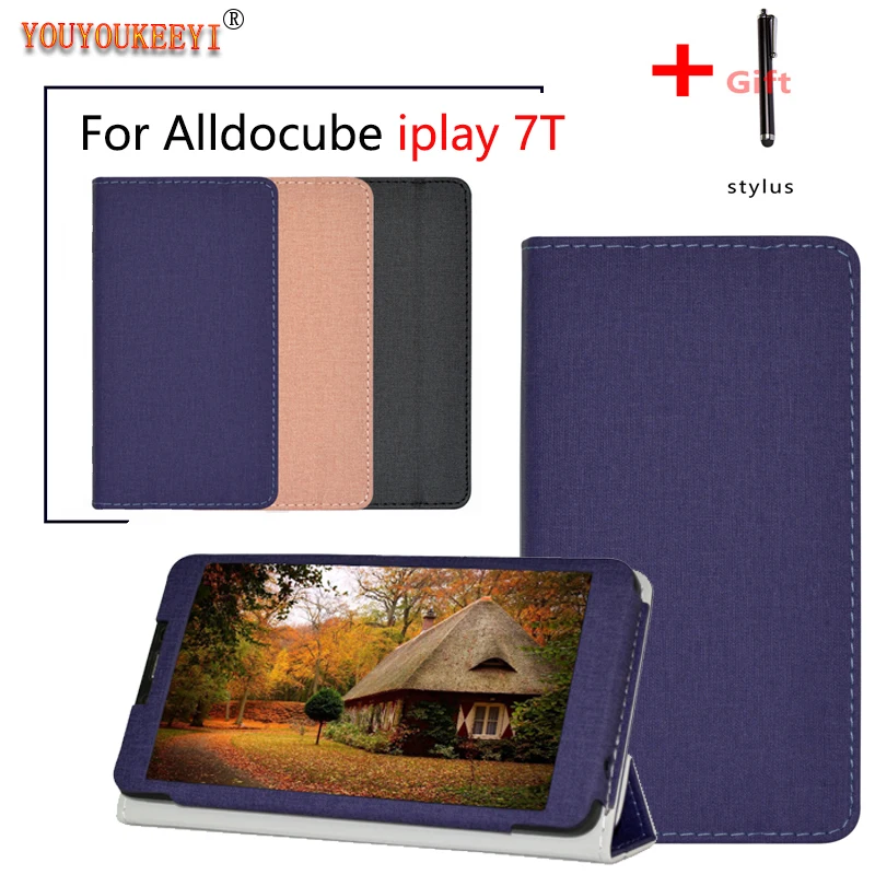 Случай для alldocube iplay 7T 7 дюймов планшетный ПК модный PU чехол для cube 7T+ Бесплатный стилус