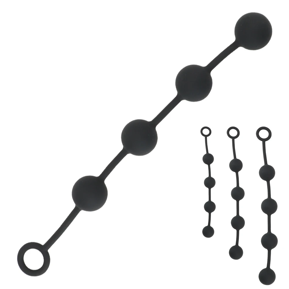 Extra Long Beads Anal Plug For G-spot And Butt Stimulation_voghion.com