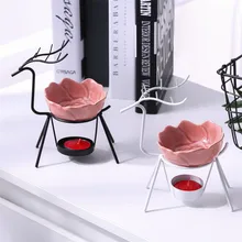 Нержавеющая сталь олень ладан горелка подсвечник ароматические свечи эфирные масла лампы гостиной украшения Новогодние украшения