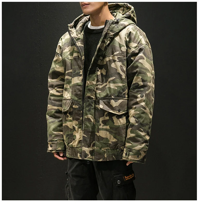 Мужская парка, зимние куртки, хлопок, Chaquetas Hombre, камуфляжное пальто, мужские повседневные камуфляжные куртки и пальто