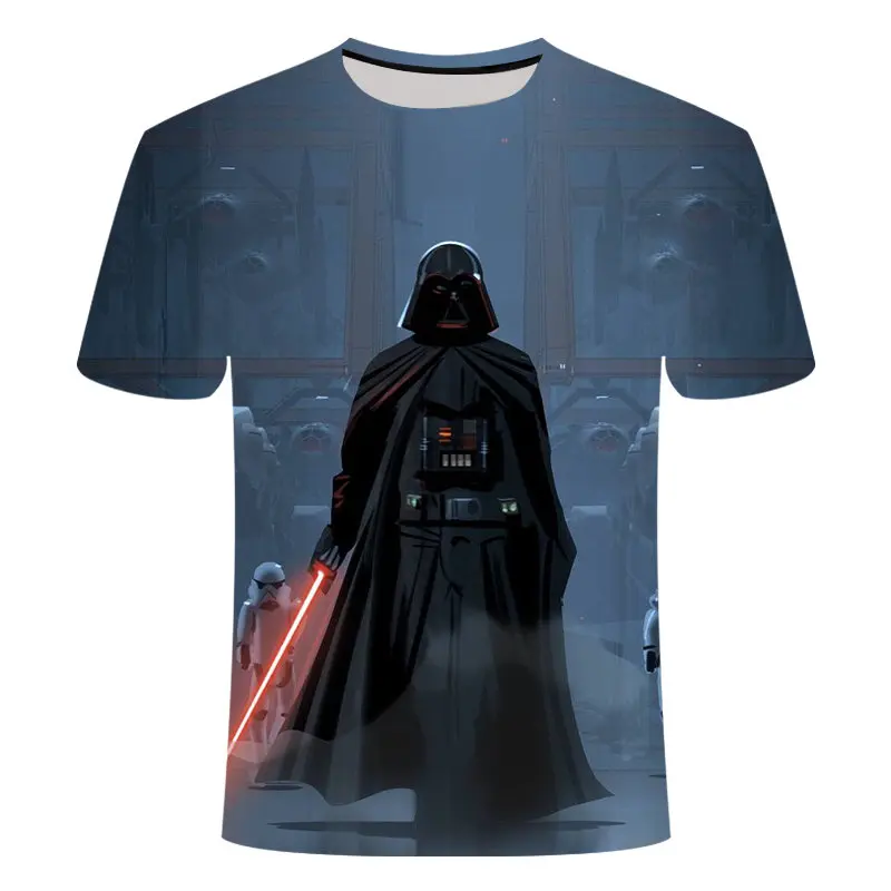 

Men Darth Vader Heavy Metal printing Designer Funny T Shirts Short Sleeve Tee Creative fashion star wars t-shirts Hip Hop Tops