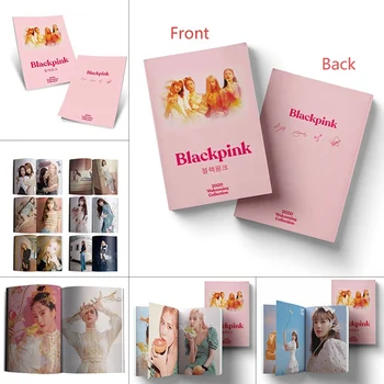 

2020 K-pop Blackpink LISA JENNIE JISOO ROSE Mini Photobook Photo Card Fan Collection Gifts