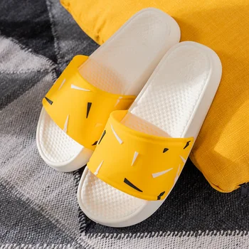 

Men Indoor Home Slippers Summer Non-slip Light Hotel Shoes Couple Soft Bottom Sandals Y6Y00137