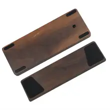 Gh60 caso de madeira sólida resto pulso placa pcb fio mão para 60% mini teclado jogo mecânico compatível poker faceu 60
