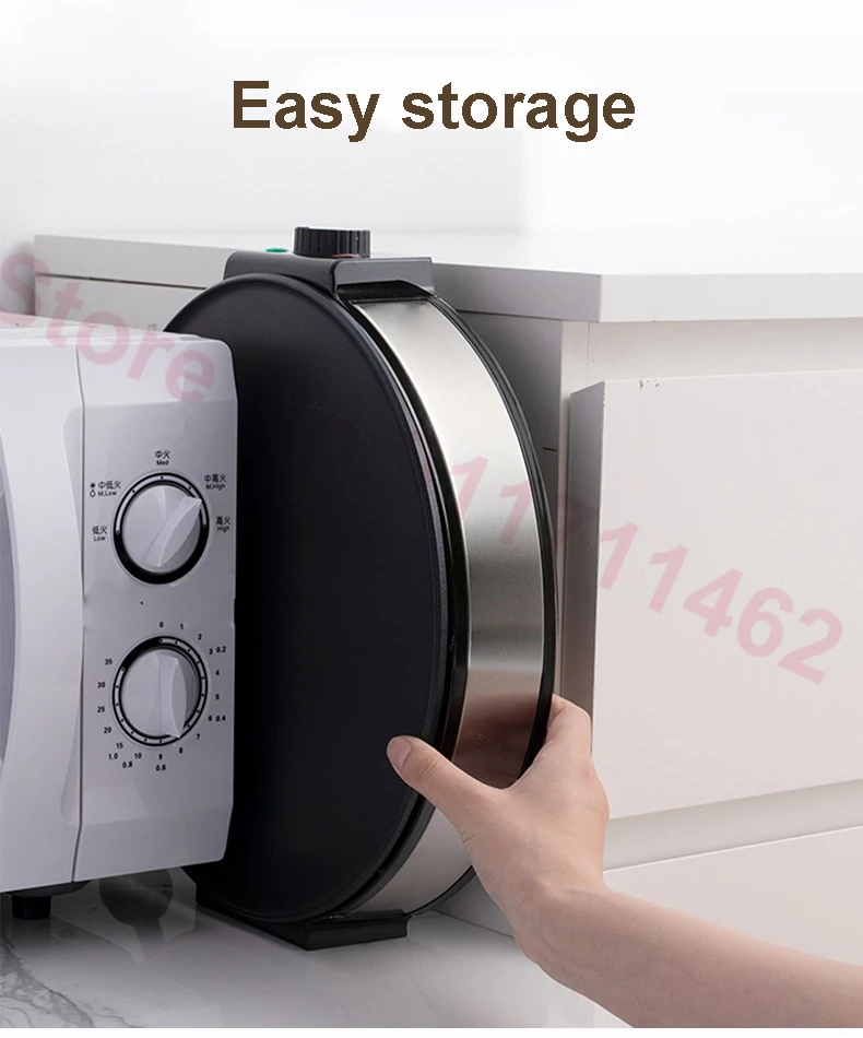 Nonstick Electric Pancakes Maker Griddle Crepe Making Pan Frying Steak Cooker Roaster Kitchen Appliances 5