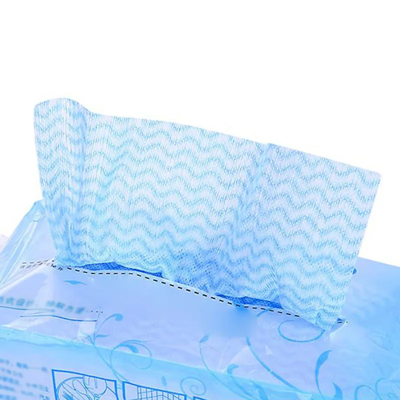 Hw80pcs/мешок нетканый материал кухня одноразовая Ткань для очистки многоцелевой Съемный Коврик для посуды Ткань для мытья ванной комнаты