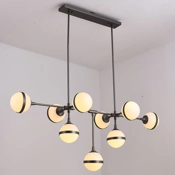 

Modern Glass Ball Chandelier Lighting Decoration Living Room Suspension Hanging Lights Indoor Luster Luminaire Lampara
