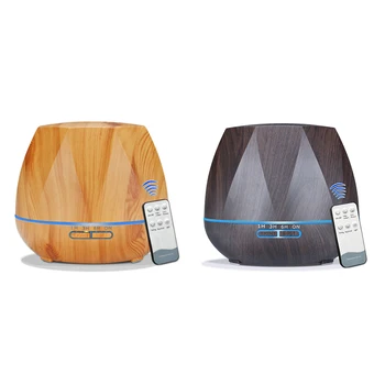 

500Ml Remote Control Aroma Diffuser Ultrasonic Cool Mist Humidifier Air Purifier 7 Color Change Led Night Light For Office Home