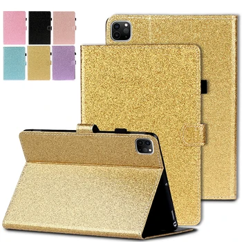 

Case for iPad Pro 11 2020 Tablet Magnetic Glitter pu leather Smart Cover Funda for New iPad Pro 11 inch 2nd Gen Pen Holder Case