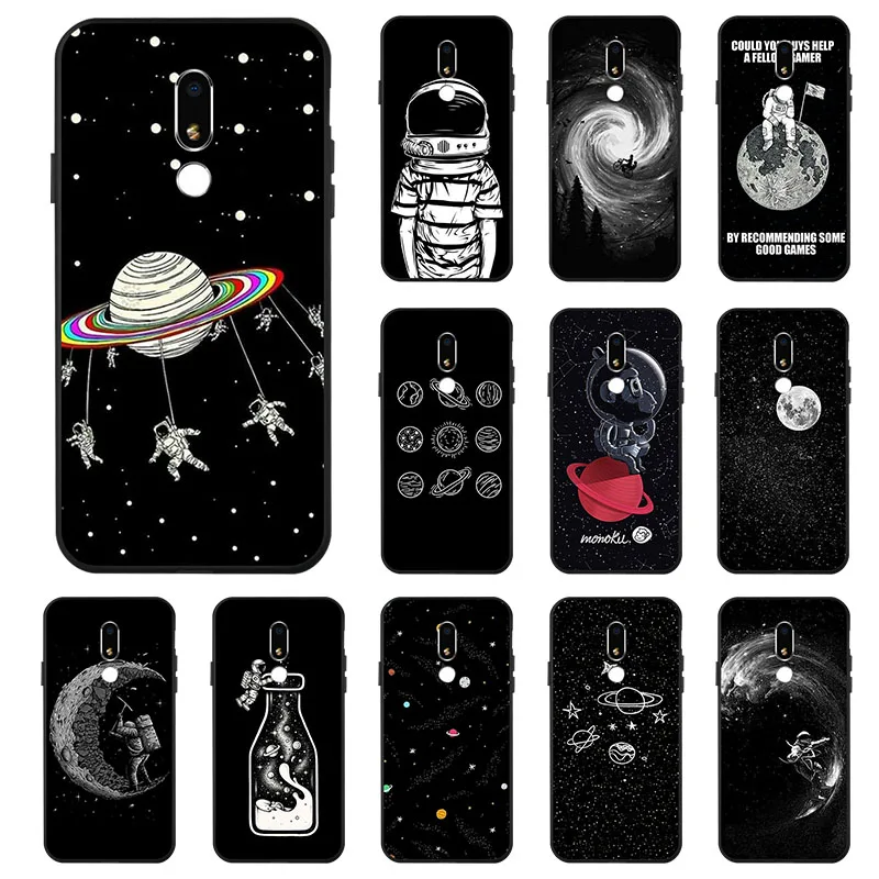 

Ojeleye Fashion Black Silicon Case For Meizu Note 8 9 Cases Anti-knock Phone Cover For Meizu M8 Lite V8 Pro Covers
