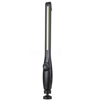 

Magnetic Base Outdoor Camping Spiral Switch Slim Work Light Climbing With Indicator USB Rechargeable COB LED Hiking Hand Torch