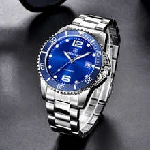 BENYAR часы для мужчин модные спортивные кварцевые часы лучший бренд класса люкс полностью стальные водонепроницаемые часы Rolexable Relogio Masculino
