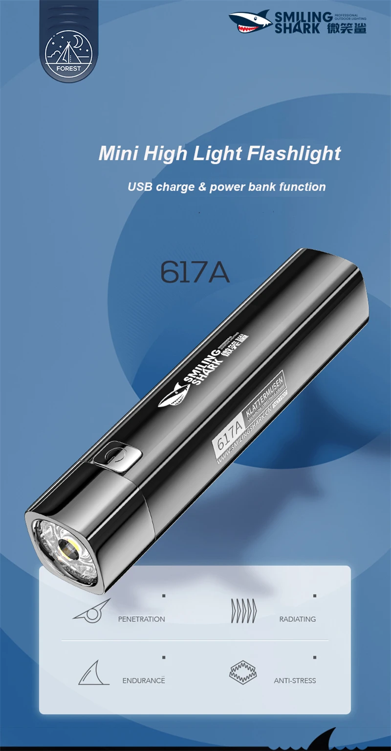 Super Bright LED Flashlight  USB Rechargeable 18650 Battery Led Torch for Night Riding Camping Hunting & Indoor Flash light