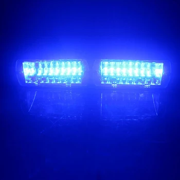 

Car Truck Emergency Flasher Dash Strobe Warning Day Running Flash Led Police Lights 16 LEDs Flashing Modes 12V Channel Light