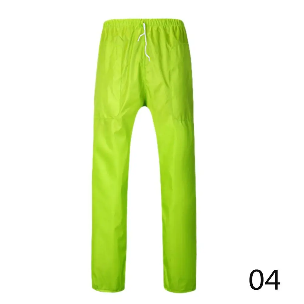 Green 2 Layers Водонепроницаемые Брюки Мужские Двойные/однослойные походные треккинговые альпинистские велосипедные непромокаемые брюки уличные ветрозащитные дождевые брюки - Цвет: Green 2 Layers