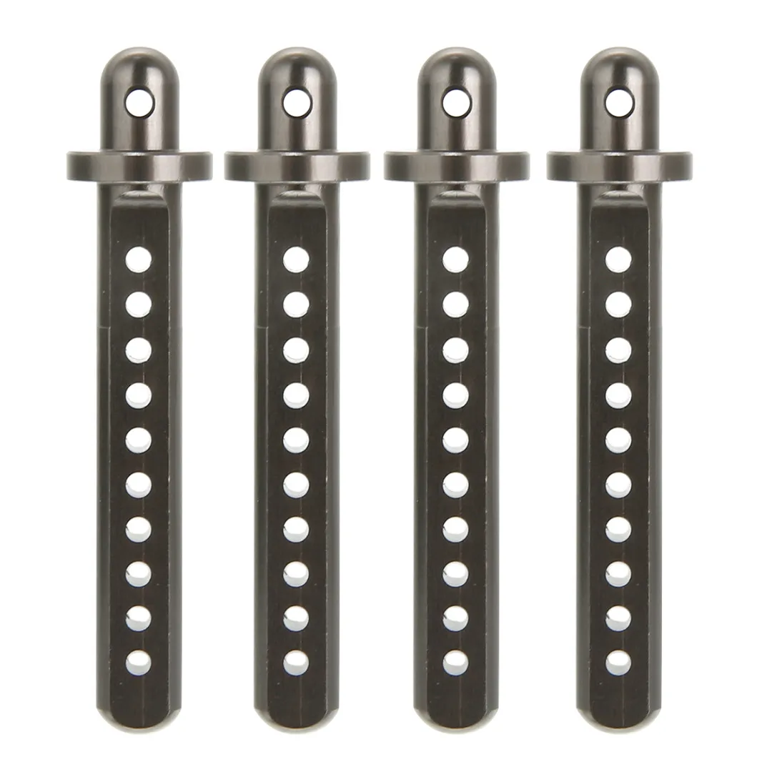 4Pcs/set Aluminum RC Car Body Post Mounts For 1:10 Axial SCX10 90022 90027 90028 RC Car Crawler