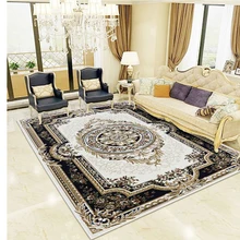 Ретро персидский большой размер ковер для гостиной, Классическая прикроватная лампа ковер для спальни, утолщенное украшение дома ковер для гостиной